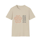 Topographic Paw Print T-Shirt