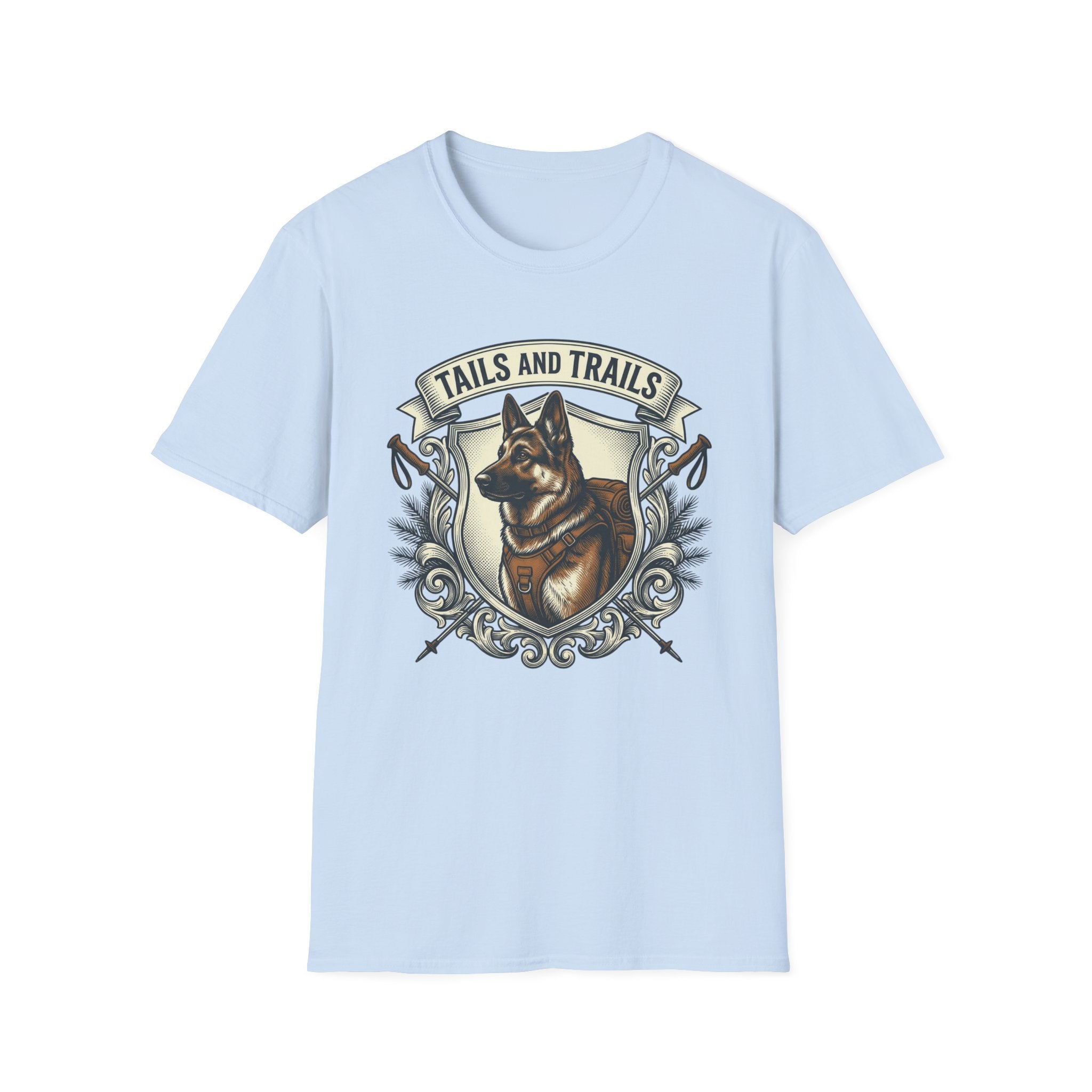 Tails and Trails Heraldic T-Shirt