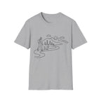 Hiker and Dog Mountain Path T-Shirt