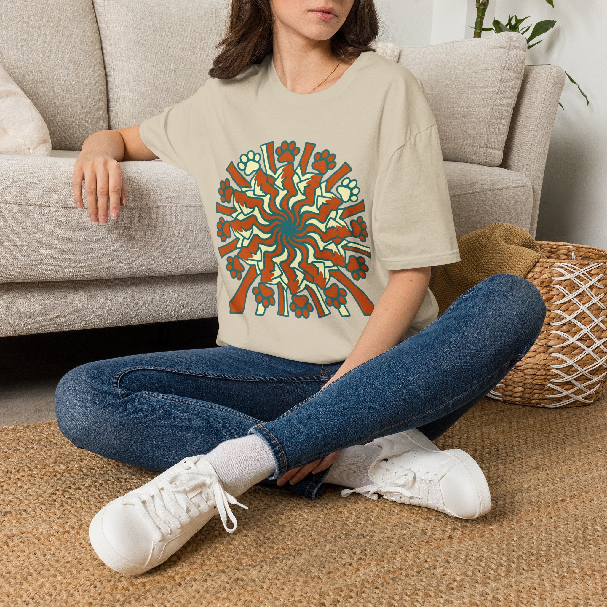 Paw Print Burst T-Shirt